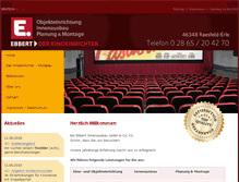 Tablet Screenshot of innenausbau-ebbert.de